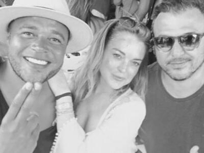 Η selfie του Αντώνη Ρέμου με την Lindsay Lohan