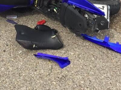 Σοβαρό τροχαίο με μηχανή στην οδό Κατακό...