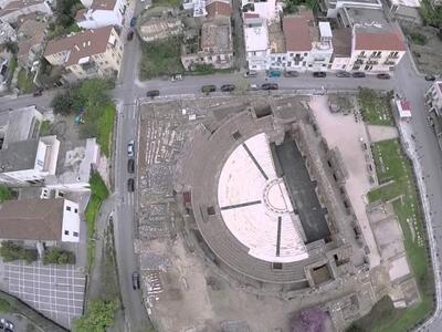 Το Ωδείο χρονολογείται στον 1ο αιωνα μ.Χ...