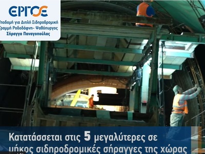 ΤΡΕΝΟ: Δείτε τα έργα στη Σήραγγα Παναγοπ...