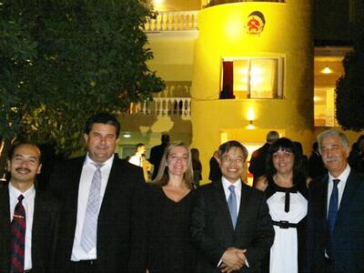 Ο Δήμαρχος Μεσολογγίου στην Πρεσβεία του Βιετνάμ