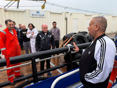 Οι Γεωργιανοί ναυτικοί που διασώθηκαν RE...