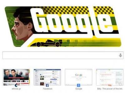 Google: Τιμά τον Άιρτον Σένα