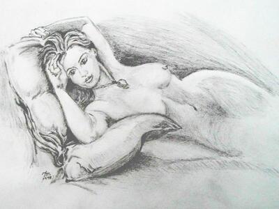 Στο σφυρί το γυμνό σκίτσο της Kate Winsl...