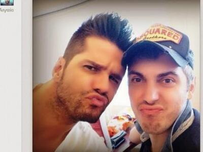 Η selfie του Χατζηγιάννη με τον Τσαλίκη