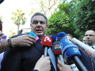  Καμμένος: Είτε θα αποφασίσουν τι θα κάν...