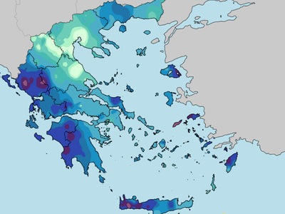 Βροχή... ρεκόρ έπεσε σχεδόν σε όλη την Ε...