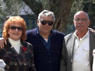 Κώστας Ξούρας με τους καθηγητές Κατερίνα...