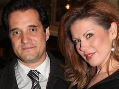 O Άδωνις Γεωργιάδης και η Ευγενία Μανωλί...