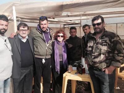 Στο αγροτικό μπλόκο του Ισθμού ο Δήμαρχο...