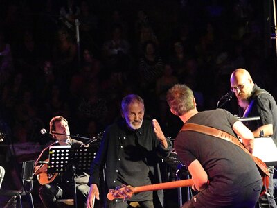 Ο Σταύρος Ξαρχάκος στο Κάστρο του Ρίου, ...