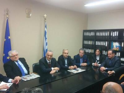 Ο Μ. Κεφαλογιάννης στο Επιμελητήριο