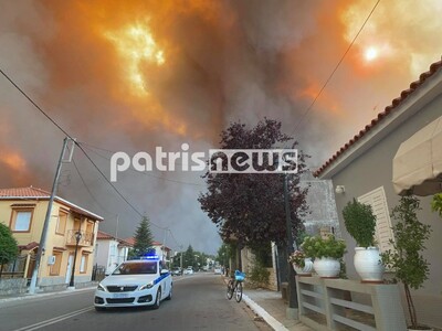 ΣΥΓΚΛΟΝΙΣΤΙΚΟ ΒΙΝΤΕΟ: Φωτιά στην Ηλεία: «Πύρινη κόλαση» στο Λάλα – Καίγονται σπίτια