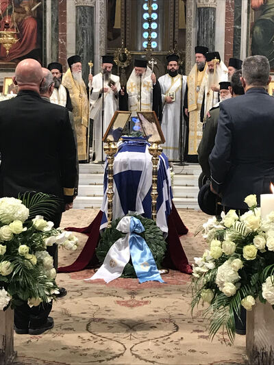 Ο Απόστολος Κατσιφάρας παρέστη στην κηδεία της Φώφης Γεννηματά στον ιερό Μητροπολιτικό ναό Αθηνών