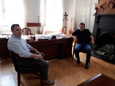 Συνάντηση Κ. Πελετίδη με τον Δήμαρχο Πάργας