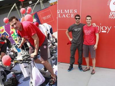 Ο Γιώργης Λαμπαθάκης και ο Κωστας Φραγκολιάς