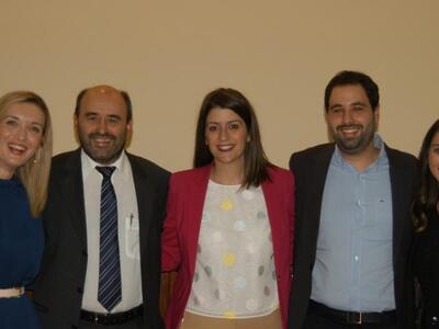 Η συγγραφική ομάδα. Από αριστερά Ελένη Μ...