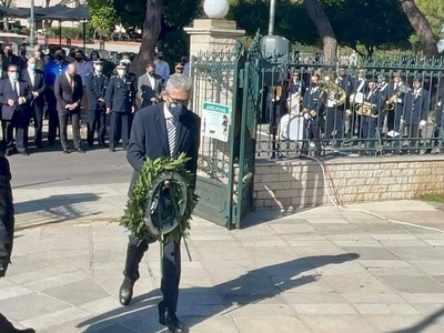 Ο Άγγελος Τσιγκρής εκπροσώπησε τη Βουλή στο Αίγιο 