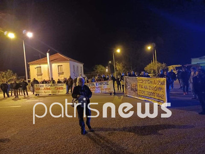 Ηλεία: Βραδινό μπλόκο από αγρότες στην Μαραθιά!