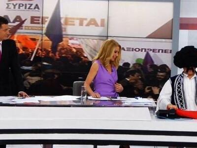 Ξεκαρδιστικός ο τσολιάς της Ελληνοφρένει...