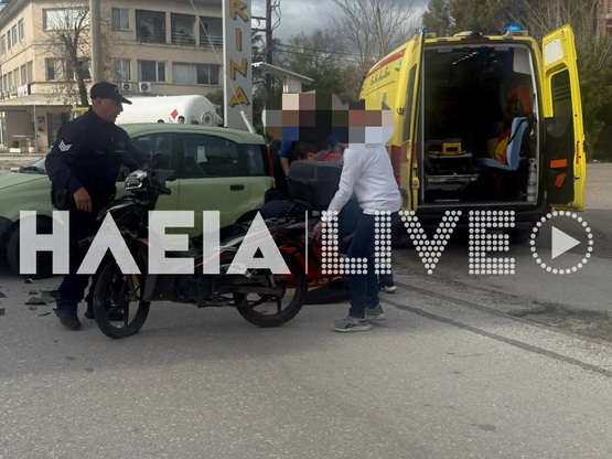 Πύργος: Ένας τραυματίας σε σύγκρουση δικ...