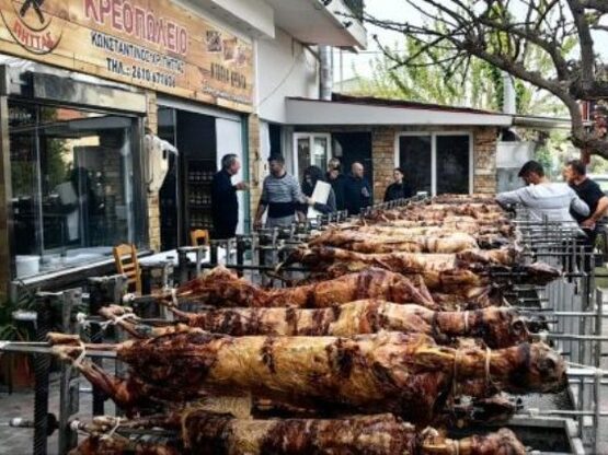 Πάτρα: Σχεδόν 100 σούβλες έστησε κρεοπωλ...