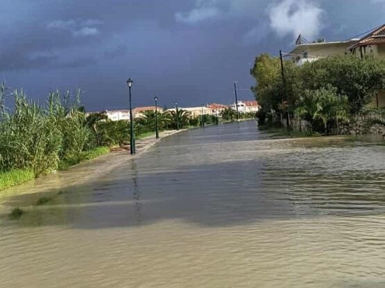 Κακοκαιρία «Byron»: Πλημμύρες σε Λακωνία...