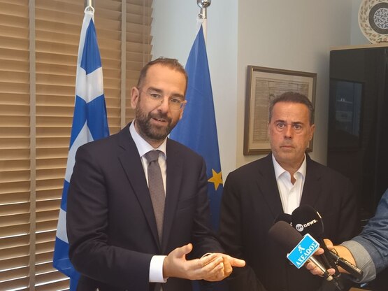 Ο Στ. Παπασταύρου στην Περιφέρεια Δυτ. Ε...