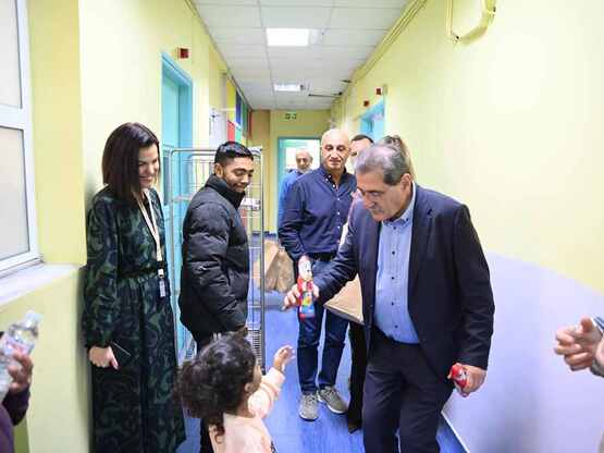 Ο Δήμαρχος Πατρέων, Κώστας Πελετίδης επι...