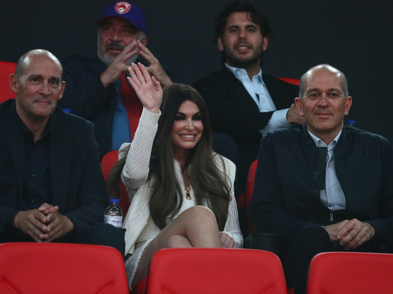 Στο ΣΕΦ η Κίμπερλι Γκιλφόιλ για τον αγών...