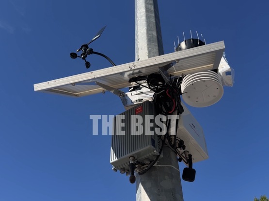 Ένας ολοκληρωμένος μετεωρολογικός σταθμό...