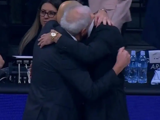 Βασίλης Σπανούλης και Ζέλικο Ομπράντοβιτ...