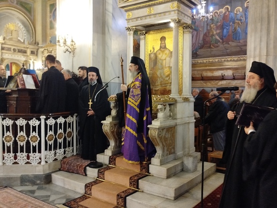 Ο Β’ Γραμματεύς της Ιεράς Συνόδου, π. Νι...