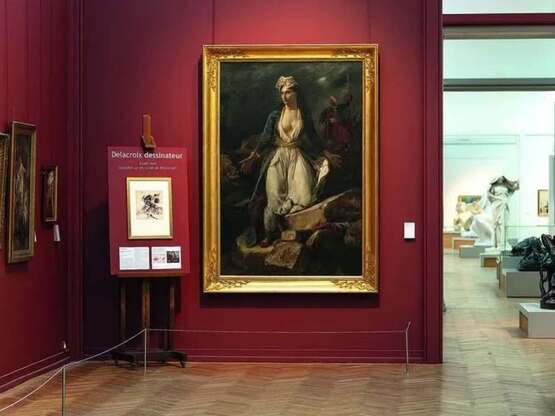 Έφτασε στο Μεσολόγγι ο πίνακας του Ντελα...