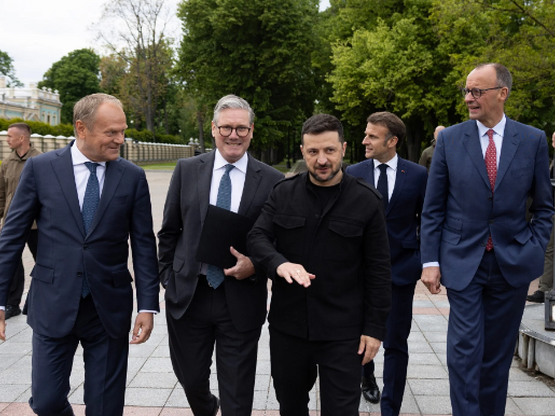 Ευρωπαίοι ηγέτες για Ουκρανία εν όψει Αλ...