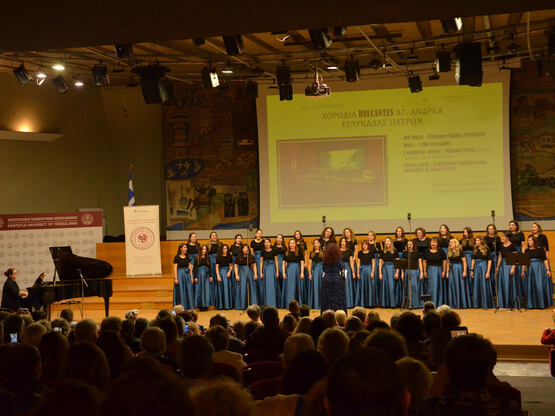Η χορωδία BelCantes Αγίου Ανδρέα Εγλυκάδ...