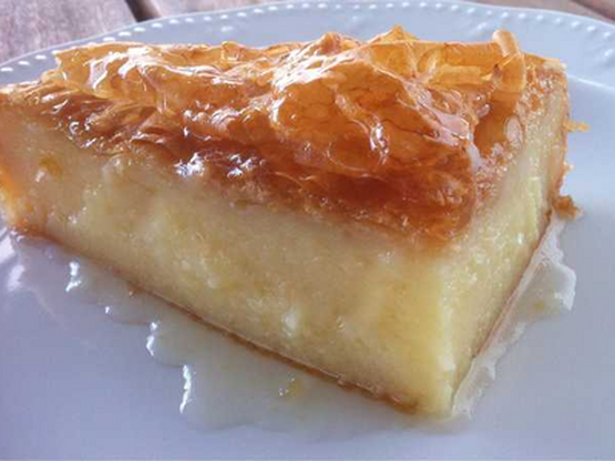 Συνταγή για γαλακτομπούρεκο με άρωμα μανταρινιού 