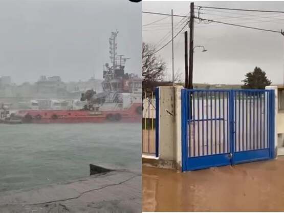 Κακοκαιρία Kristin: Μήνυμα του 112 για π...