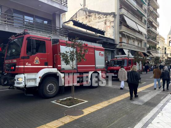 Πάτρα: Φωτιά σε κατάστημα στο κέντρο