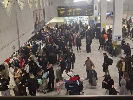 Ηράκλειο: Χάος στο αεροδρόμιο, ακυρώσεις...