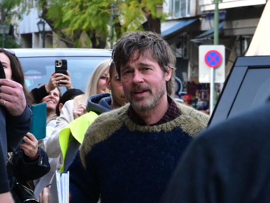 Στην πλατεία Κοτζιά ο Μπραντ Πιτ για τα ...