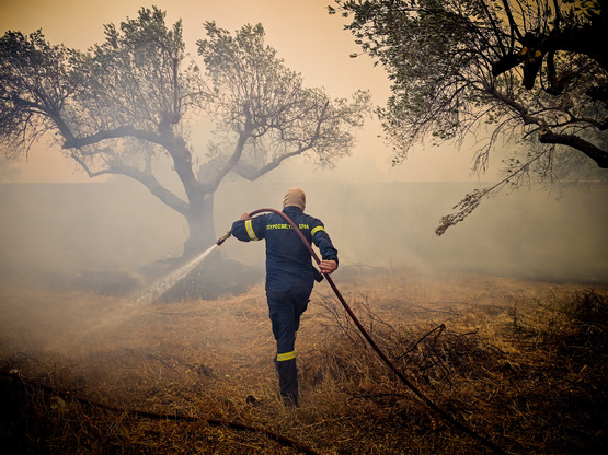 Πρέβεζα: Σε ύφεση η πυρκαγιά στη Βρυσούλα Πρέβεζας