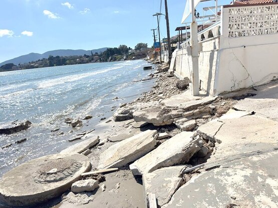 Ζάκυνθος - Κακοκαιρία: Μεγάλες ζημιές στ...
