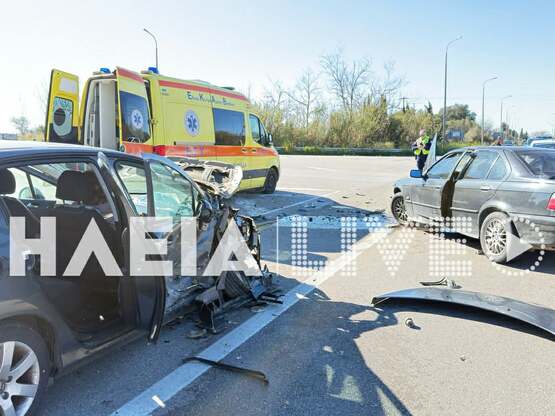 Πύργος: Σοβαρό τροχαίο στον κόμβο Ολυμπί...