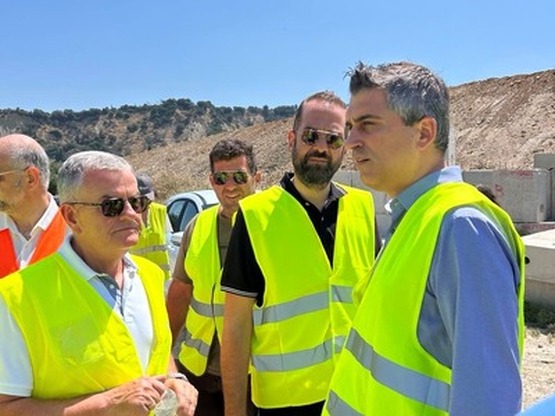 Αυτοψία Χρίστου Δήμα σε αντιπλημμυρικά έ...