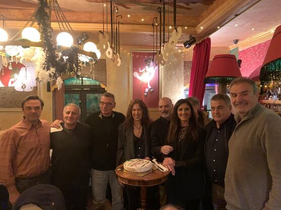 Η κοπή της πρωτοχρονιάτικης πίτας του Συ...