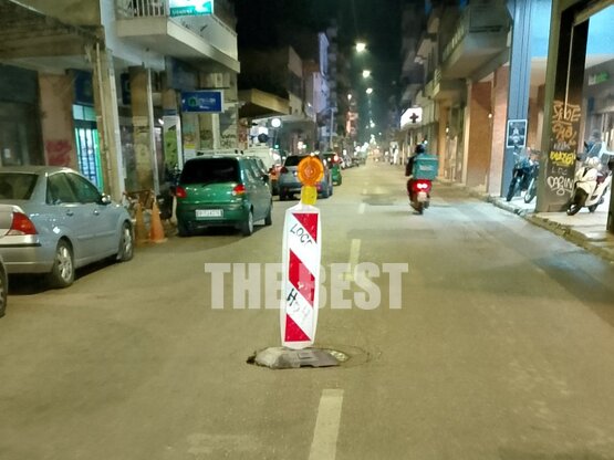 Πάτρα: Ένα σήμα στη μέση του δρόμου εδώ ...